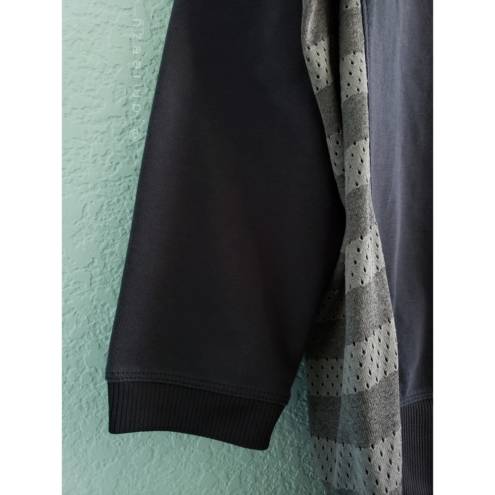 Nike Golf | Raglan Dolman Striped Mesh Back Top - Picture 2 of 7
